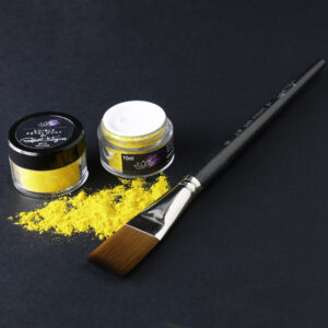 Premium Edible Petal Colouring Dust By Robert Haynes - 10ml, Mild Yellow