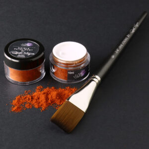 Premium Edible Petal Colouring Dust By Robert Haynes - 10ml, Burnt Orange