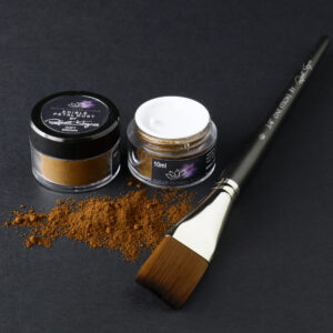 Premium Edible Petal Colouring Dust By Robert Haynes - 10ml, Soft Brown