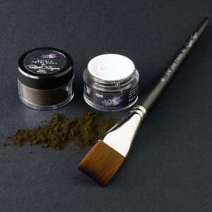 Premium Edible Petal Colouring Dust By Robert Haynes - 10ml, Deep Brown