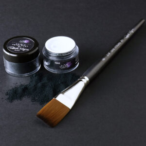 Premium Edible Petal Colouring Dust By Robert Haynes - 10ml, Black