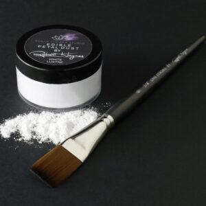 Premium Edible Petal Colouring Dust By Robert Haynes - 50ml, White Lustre