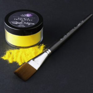 Premium Edible Petal Colouring Dust By Robert Haynes - 50ml, Rich Yellow