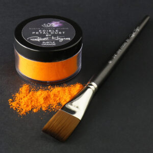 Premium Edible Petal Colouring Dust By Robert Haynes - 50ml, Subtle Orange