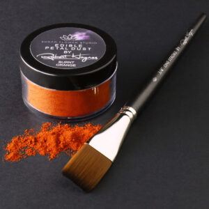 Premium Edible Petal Colouring Dust By Robert Haynes - 50ml, Burnt Orange