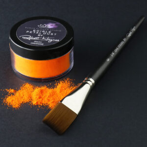 Premium Edible Petal Colouring Dust By Robert Haynes - 50ml, Rich Orange