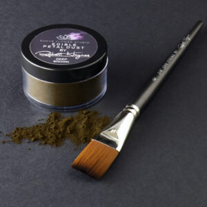 Premium Edible Petal Colouring Dust By Robert Haynes - 50ml, Deep Brown