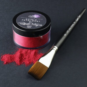 Premium Edible Petal Colouring Dust By Robert Haynes - 50ml, Deep Red