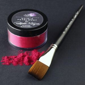 Premium Edible Petal Colouring Dust By Robert Haynes - 50ml, Intense Burgundy