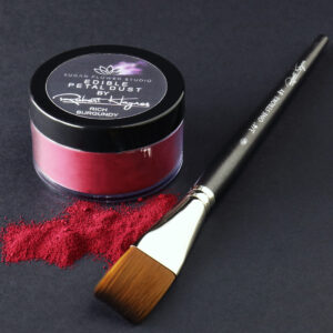 Premium Edible Petal Colouring Dust By Robert Haynes - 50ml, Rich Burgundy