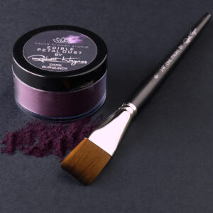 Premium Edible Petal Colouring Dust By Robert Haynes - 50ml, Dark Burgundy