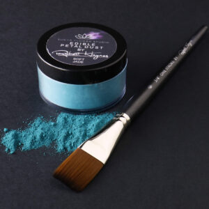 Premium Edible Petal Colouring Dust By Robert Haynes - 50ml, Soft Jade