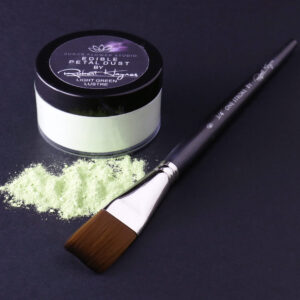 Premium Edible Petal Colouring Dust By Robert Haynes - 50ml, Light Green Lustre