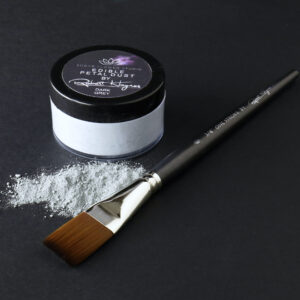 Premium Edible Petal Colouring Dust By Robert Haynes - 50ml, Dark Grey