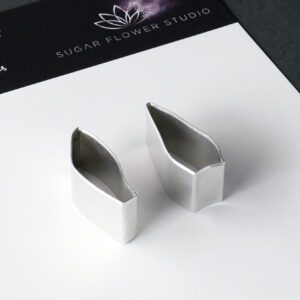 Dahlia Cafe Au Lait Calyx Set Of 2 Botanically Correct Cutters By Robert Haynes