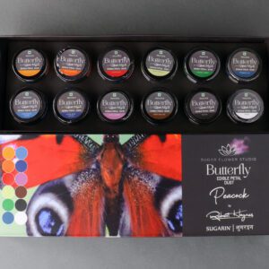 Peacock Butterfly Set 12 x 5ml Edible Colours