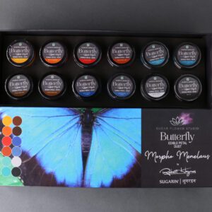 Morpho Menelaus Set 12 x 5ml Edible Colours